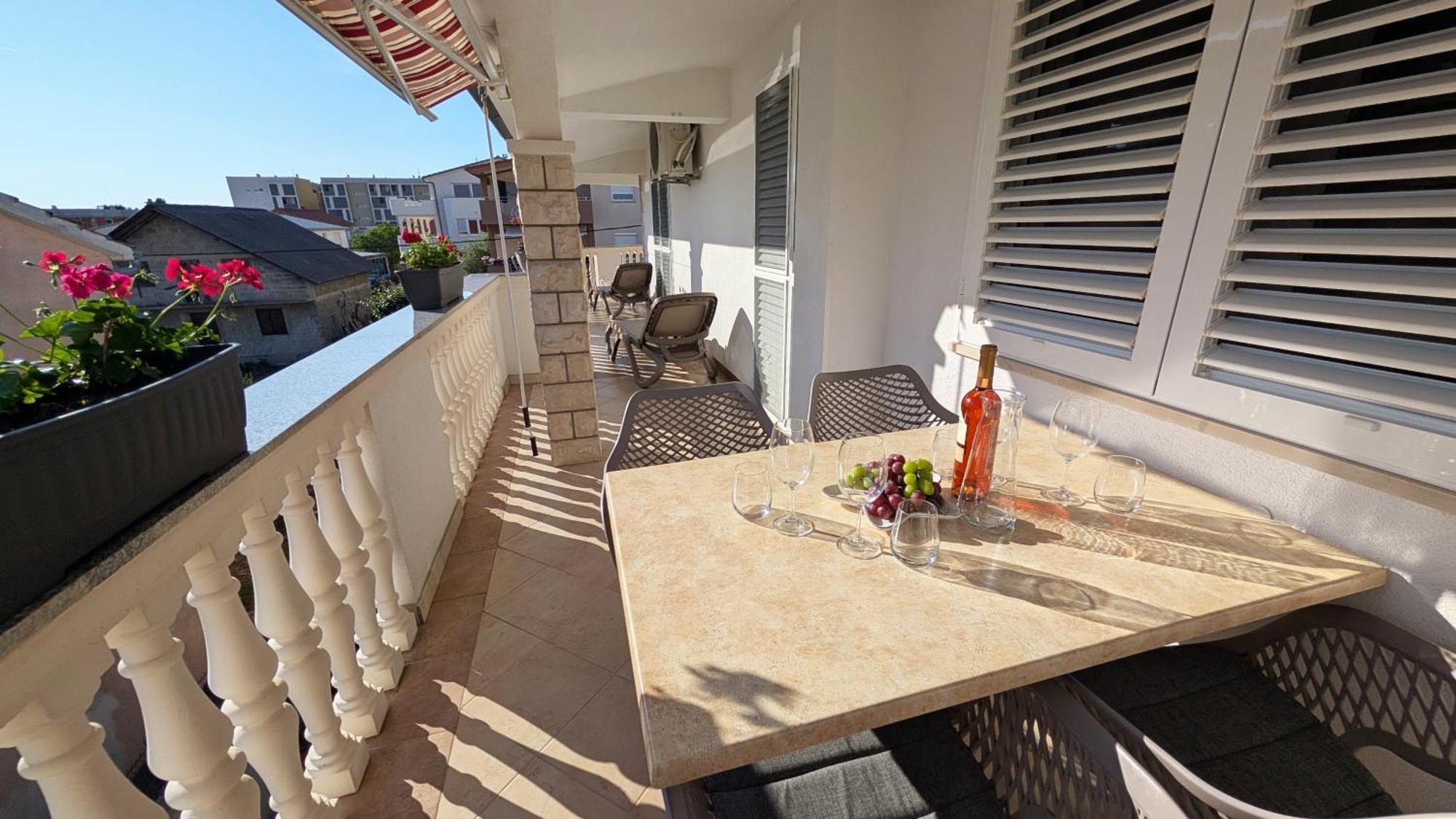Modern 3Br Apartments In Zadar With Balcony Or Terrace, Free Parking & Ac Exterior photo